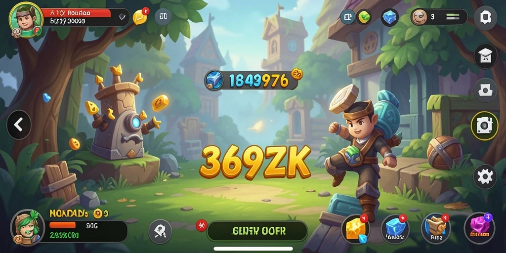 Tampilan screenshot <strong>369ZK</strong> dengan gameplay Idle yang menarik.