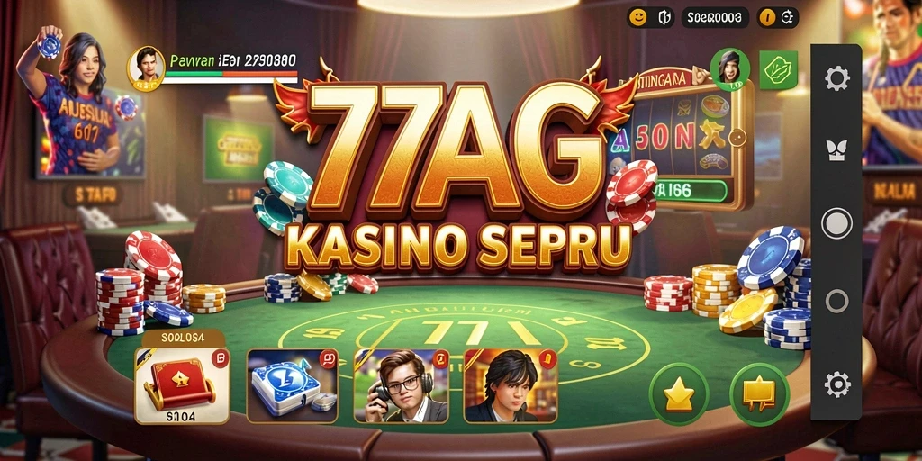 Tampilan menarik dari gameplay <strong>77AG</strong> dalam dunia Kasino.