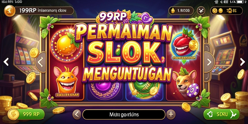 Tampilan gameplay Slot 99RP yang menarik dan penuh aksi.