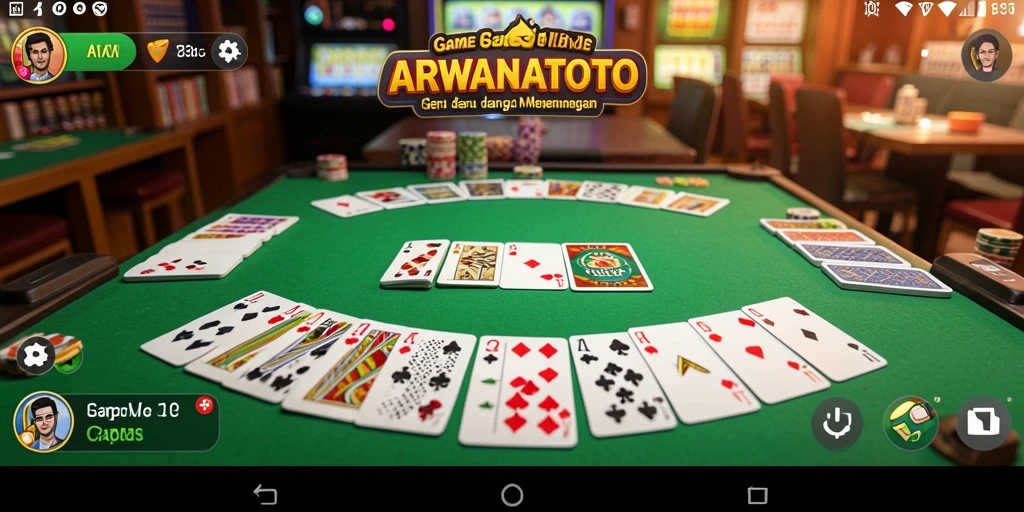 Tampilan gameplay ARWANATOTO yang menarik dan seru.