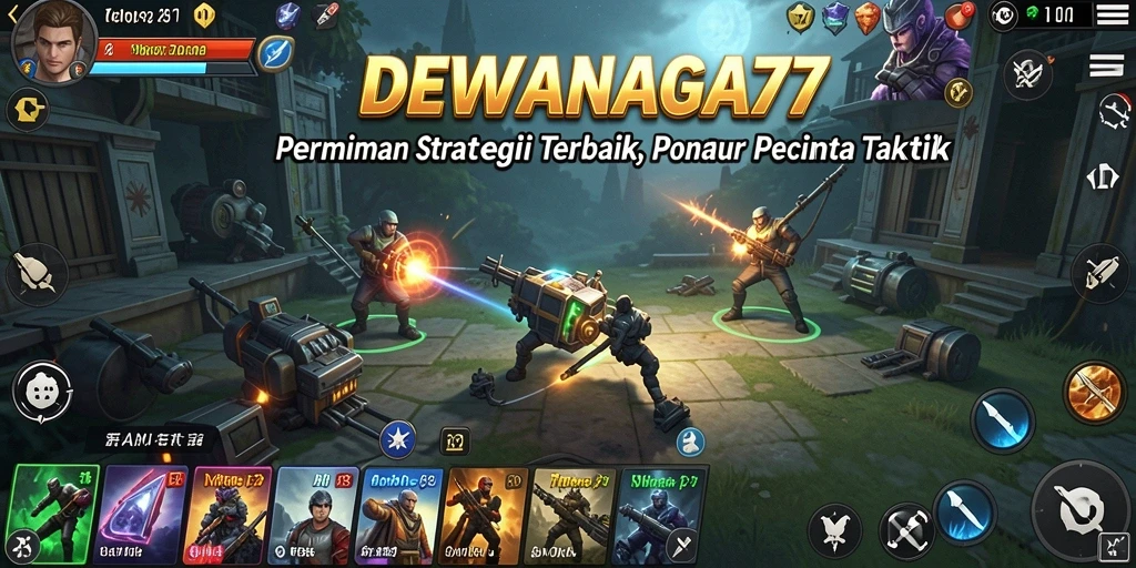 Tampilan gameplay DEWANAGA77 yang strategis dan seru.