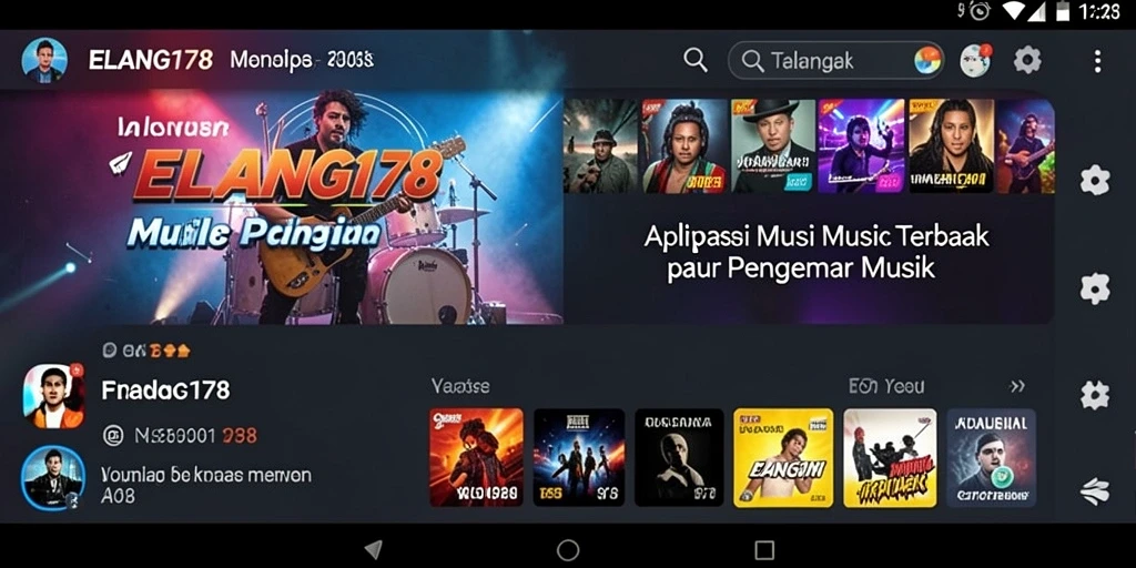 Tampilan menarik dari gameplay <strong>ELANG178</strong> dengan berbagai lagu.