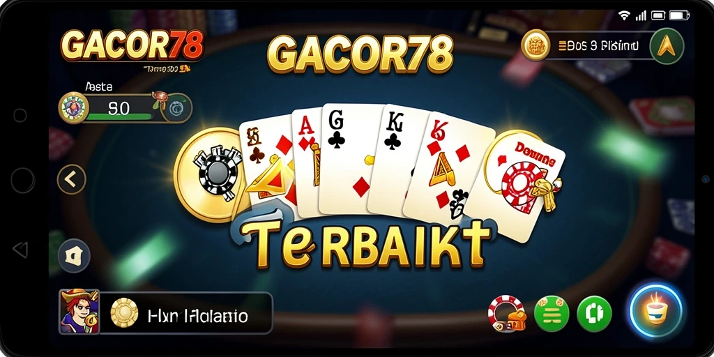 Tampilan menarik dari gameplay Domino di GACOR78.