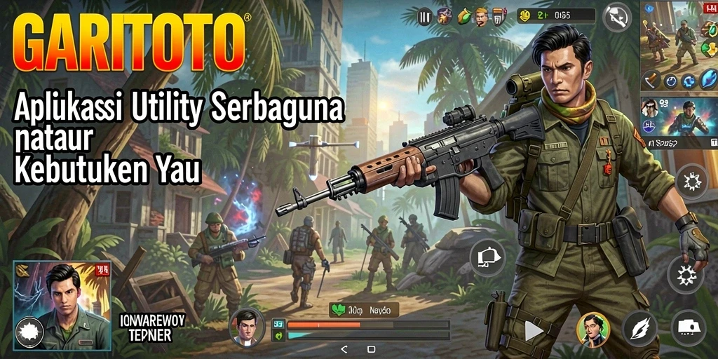 Tampilan antarmuka aplikasi GARITOTO yang sederhana dan efisien.