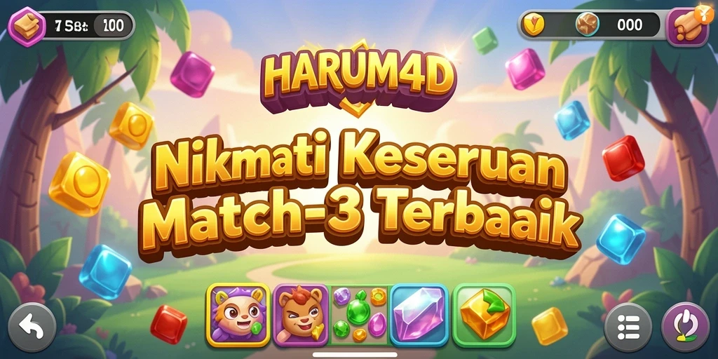 Tampilkan gameplay menarik dari HARUM4D dengan kombinasi warna-warni.