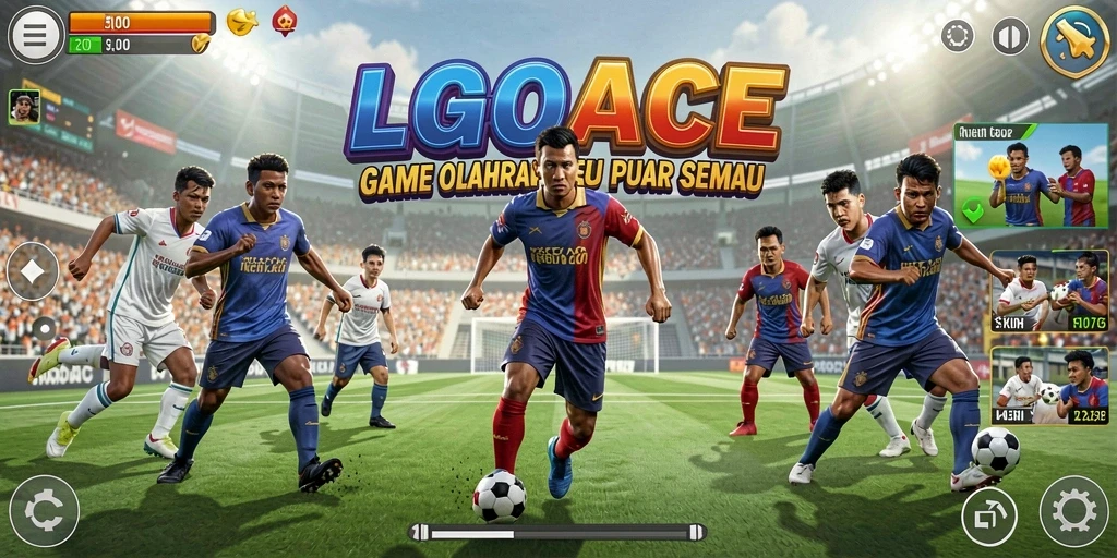 Tampilan gameplay LGOACE yang dinamis dan penuh aksi.