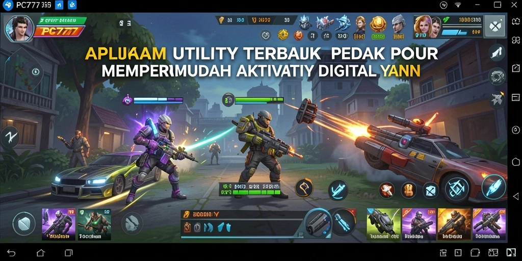 Screenshot utama <strong>PC777</strong> menampilkan antarmuka intuitif untuk manajemen Utility.