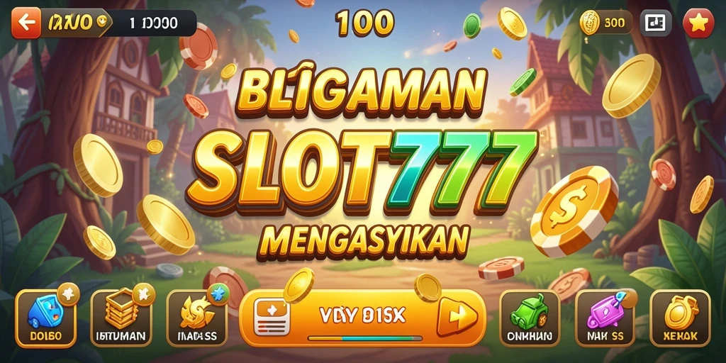 Tampilan gameplay SLOT777 yang seru dan penuh warna.