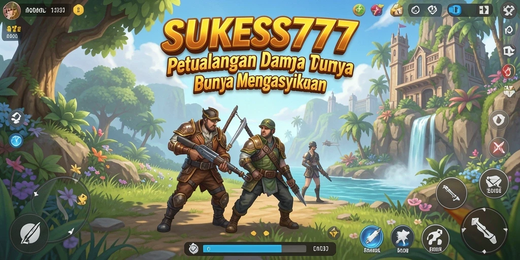 Screenshot utama SUKSES777 menunjukkan momen seru dari gameplay Open World.